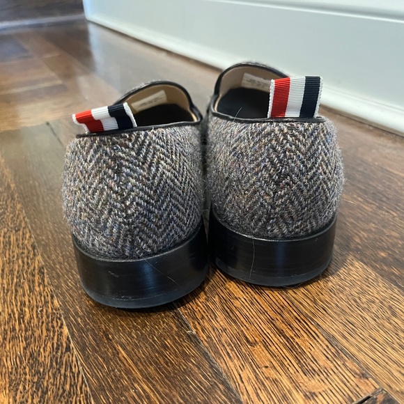 Thom Browne Varsity Penny Loafer in Tweed Size 10 / 43 - Picture 8 of 11